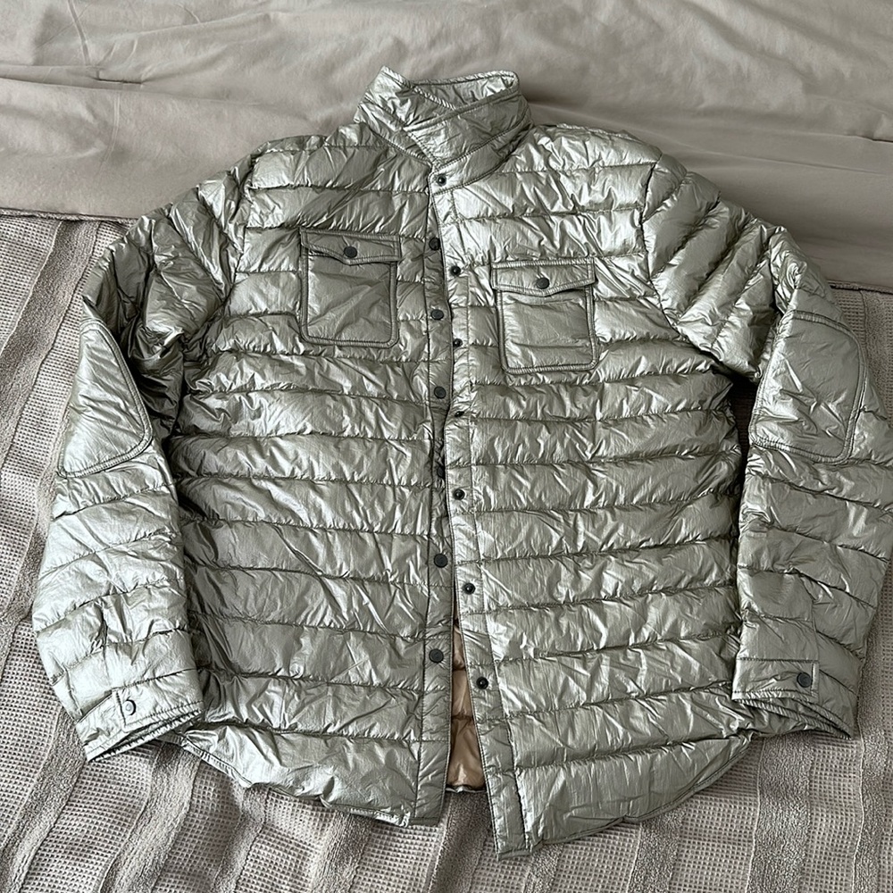 Cotes of London Metallic Down Jacket – Size 2XL (fits like L)